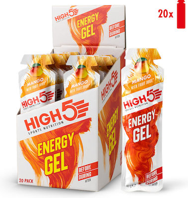 High5 Energy Gel Caffeine Mango 20x40g