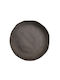 Horecabar Plate Shallow Ceramic Black with Diameter 19cm