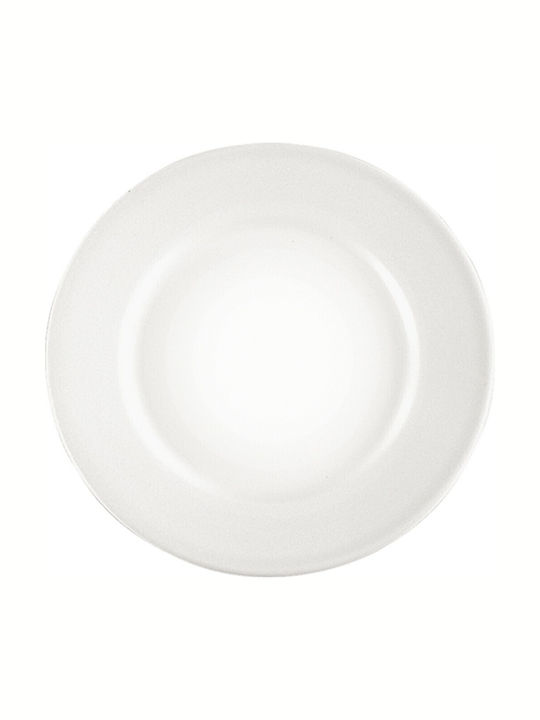 Melamine Shallow Plate White