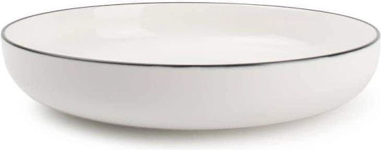 Salt & Pepper Studio Base Studio Base Teller Suppe aus Porzellan Weiß mit Durchmesser 22cm