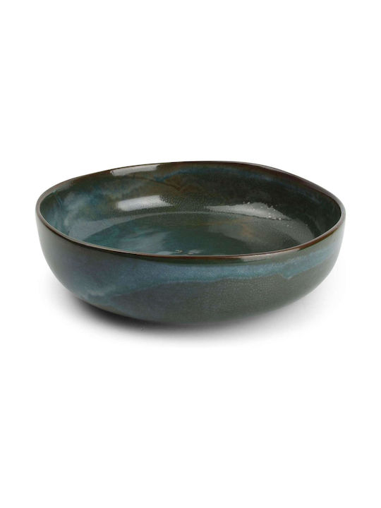 Salt & Pepper Studio Urban Studio Urban Teller Suppe aus Porzellan Grün mit Durchmesser 22cm