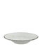 Sahara Plate Pasta made of Porcelain White with Diameter 28cm