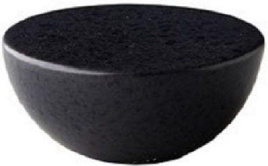 Stylepoint Farfurie joasă din Porțelan Negru cu Diametru 8.5cm 4buc
