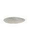 Muubs Teller Untiefe aus Porzellan Gray mit Durchmesser 28cm