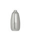 Inart Vază Decorativă Ceramică Argintiu 12x12x25cm 1buc