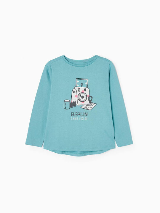 Zippy Kids Blouse Long Sleeve Blue