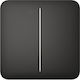 Ajax Systems Lighting Front Plate Switch 2-Slots Black PN13871
