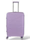 Playbags PP8804 Medium Travel Suitcase Hard Lila with 4 Wheels Height 65cm pp8004-24