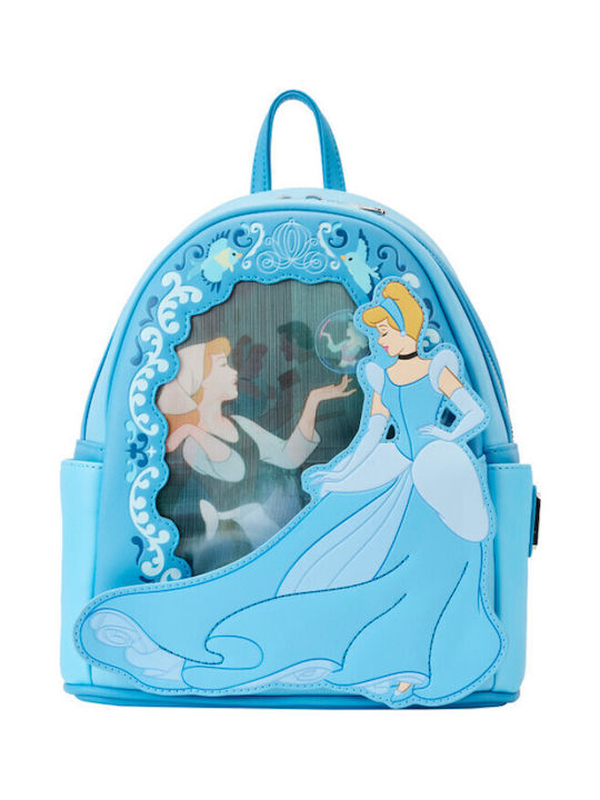 Loungefly Kids Bag Backpack Blue 22.5cmx11.2cmx26.2cmcm