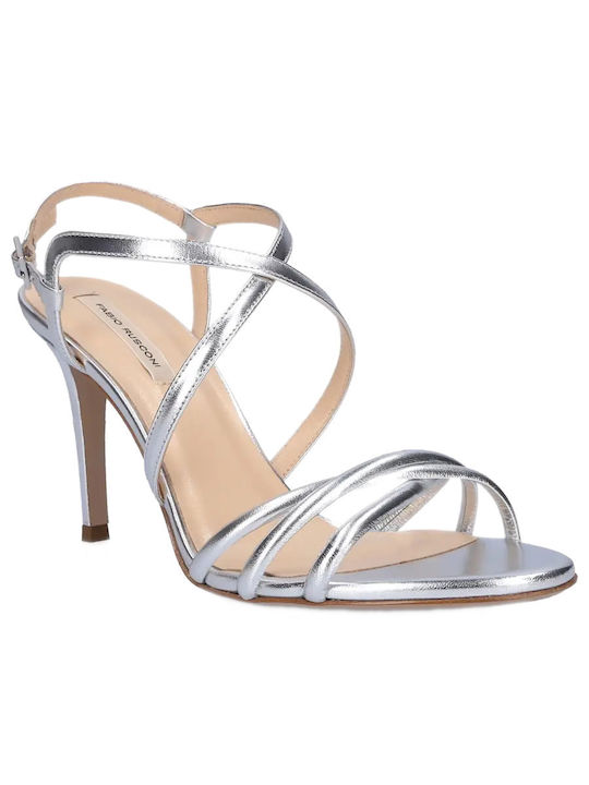 Fabio Rusconi Leather Women's Sandals Silver