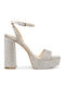 Lessar Sandalen Silber