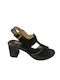 Leder Sandalen Schwarz