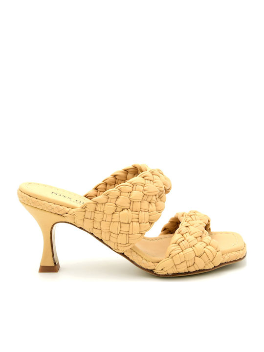 Leder Sandalen Beige