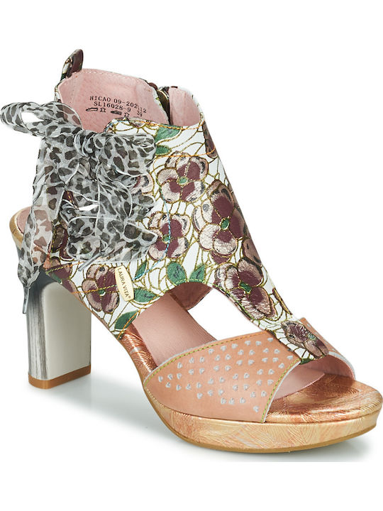 Leder Sandalen Beige