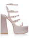 Stoff Sandalen Rosa