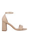 Leder Sandalen Beige