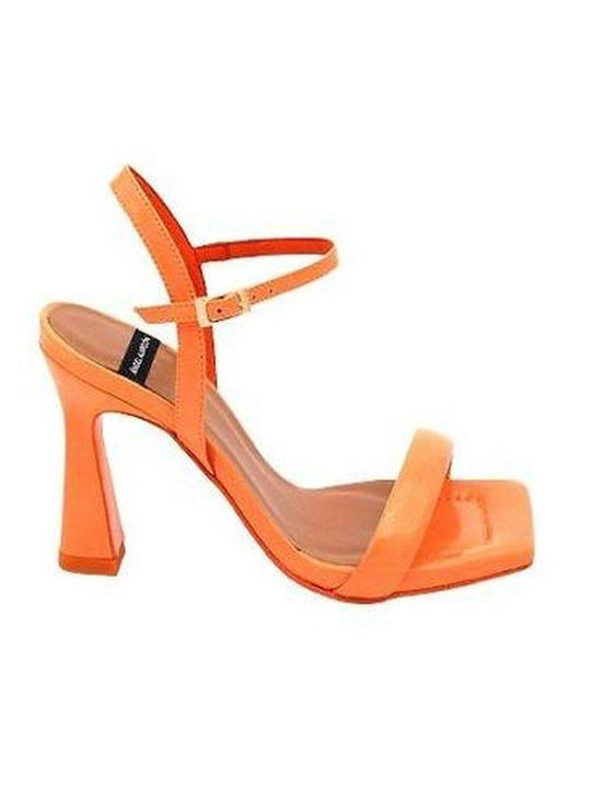 Angel Alarcon Damen Sandalen in Orange Farbe