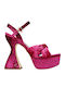Platform Women's Sandals Burgundy