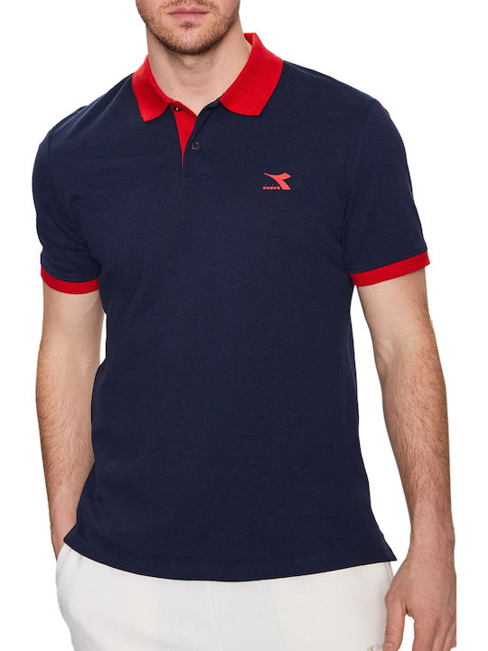 Polo Short Sleeve Blouse Navy Blue