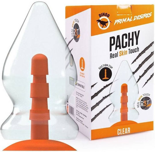 Kiotos Dinoo Primal Pachy Real Skin Touch Πρωκτική Σφήνα Πορτοκαλί