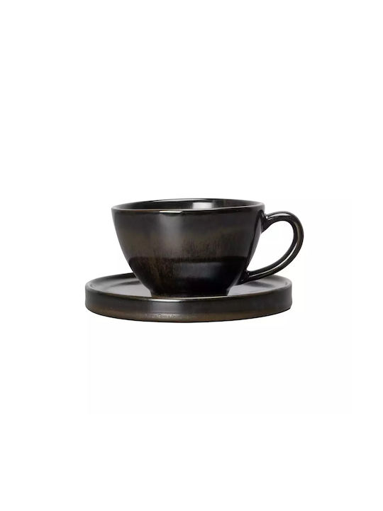 Ceramic Brown Cup Set 250мл Black