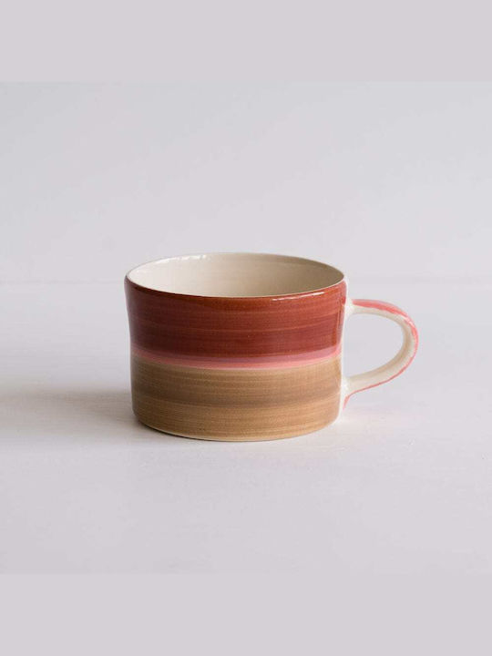 Ceramic Brown Cup Set Multicolour