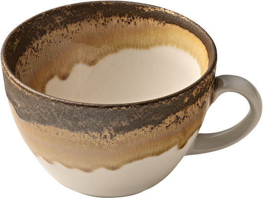Bauscher Tasse Kaffee aus Porzellan Braun 340ml