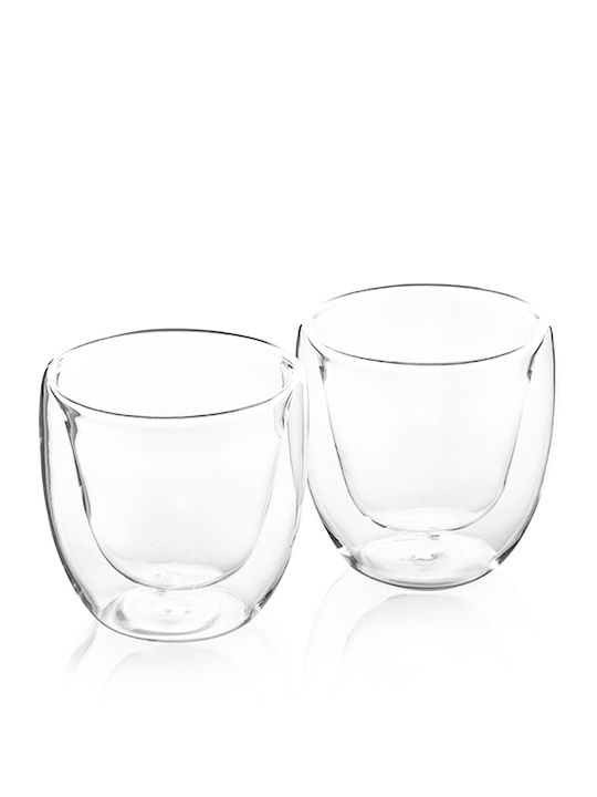 Luigi Ferrero Glass Espresso Cup Set 80ml 2pcs