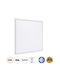 GloboStar Square Recessed LED Panel 40W with Natural White Light 4500K 60x60cm 2pcs