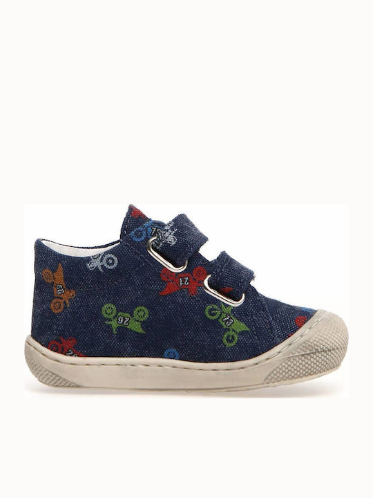 Kids Sneakers with Scratch Blue