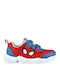Spiderman Kids Sneakers with Hoop & Loop Closure Red