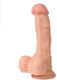 Guilty Toys Raiden Ρεαλιστικό Dildo με Όρχεις και Βεντούζα Flesh 17.5cm