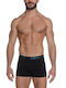 Inizio Men's Boxer Black-Turquoise