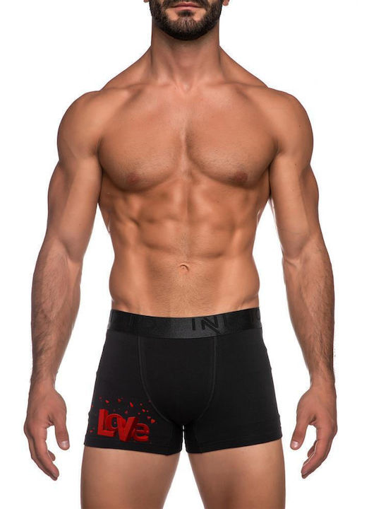 Inizio Herren Boxershorts Schwarz 1Packung