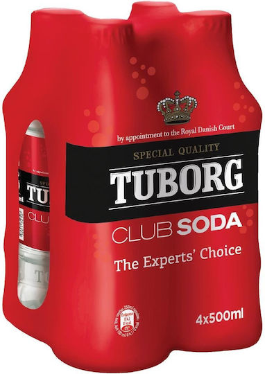 Tuborg Σόδα με Ανθρακικό σε Μπουκάλι 4x500ml
