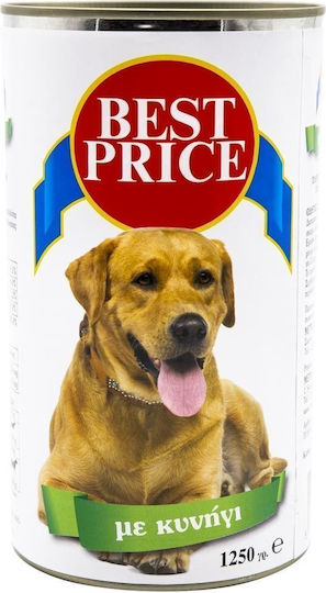 Best Price Υγρή Τροφή Σκύλων σε Κονσέρβα με Κυνήγι 1250gr