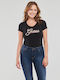 Guess Femeie Tricou Negru