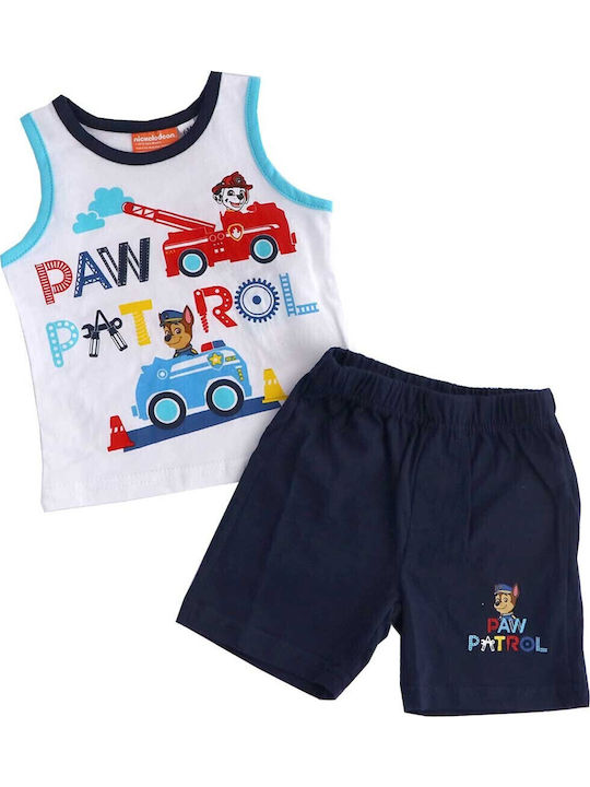 Kinder-Set mit Shorts Sommer 2Stück Weiß