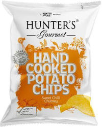 Hunter's Gourmet Kartoffelchips mit Geschmack Süßer Chili 125gr