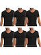 Herren Unterhemden in Schwarz Farbe 6Packung