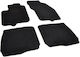Rigum Set of Front and Rear Mats 4pcs for Mitsubishi Carisma 2000 2004 Black