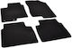 Rigum Set of Front and Rear Mats 4pcs for Hyundai Sonata 2010 2014 Black