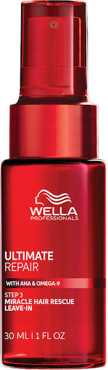 Wella Ultimate Repair Miracle Rescue Leave In Серум за Коса за Реконструкция 30ml