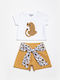 Kids' Set with Shorts Summer 2pcs White