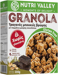 Nutri Valley Granola Μαύρη Σοκολάτα Χωρίς Γλουτένη 320gr