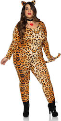 Leg Avenue Cougar Sexy Στολή Καφέ