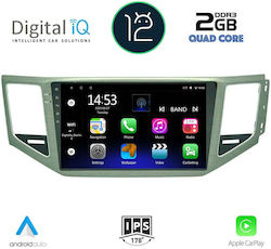 Digital IQ Car-Audiosystem für Volkswagen Golf Sportsvan / Golf 2014> mit Klima (Bluetooth/USB/AUX/WiFi/GPS/Apple-Carplay) mit Touchscreen 10.1"