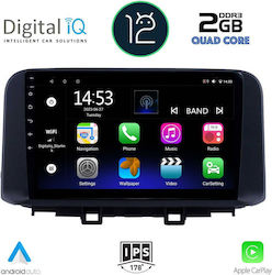 Digital IQ Sistem Audio Auto pentru Hyundai Kona 2017> (Bluetooth/USB/AUX/WiFi/GPS/Apple-Carplay) cu Ecran Tactil 10.1"