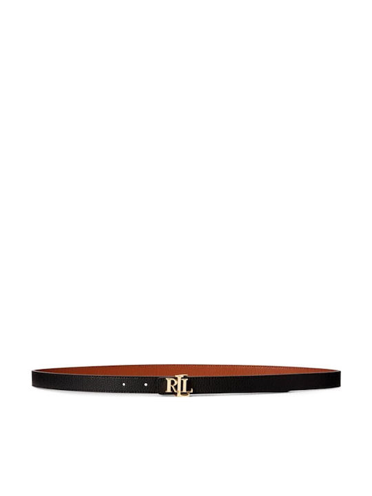 Ralph Lauren Leather Women's Belt Black