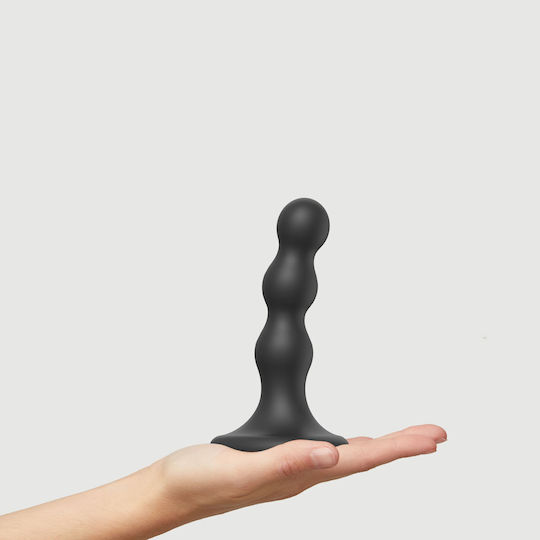 Strap On Me Dildo with Scrotum and Suction Cup Black